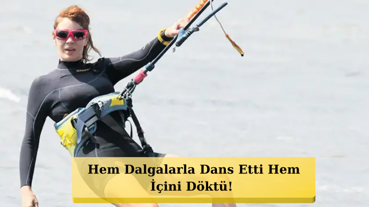Bodrum'da Ayça Varlıer Fırtınası! Kitesurf Performansıyla Ezber Bozdu!