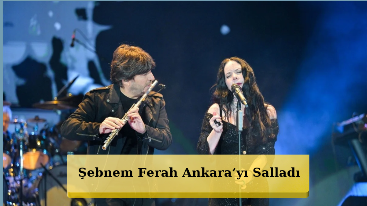 Şebnem Ferah Sahneye Çıktı Ankara Resmen İnledi!