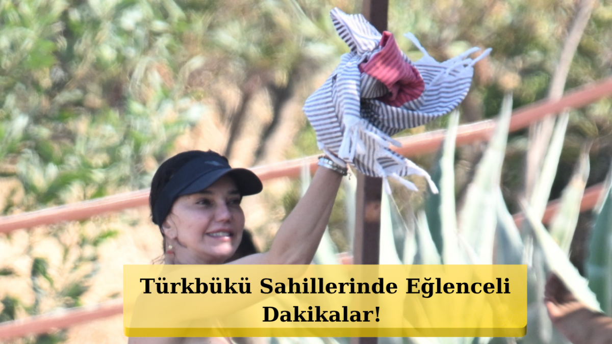 Bodrum'da Hande Ataizi Fırtınası! Ünlü Oyuncu Pareosuyla Sahilde Dans Ettі!