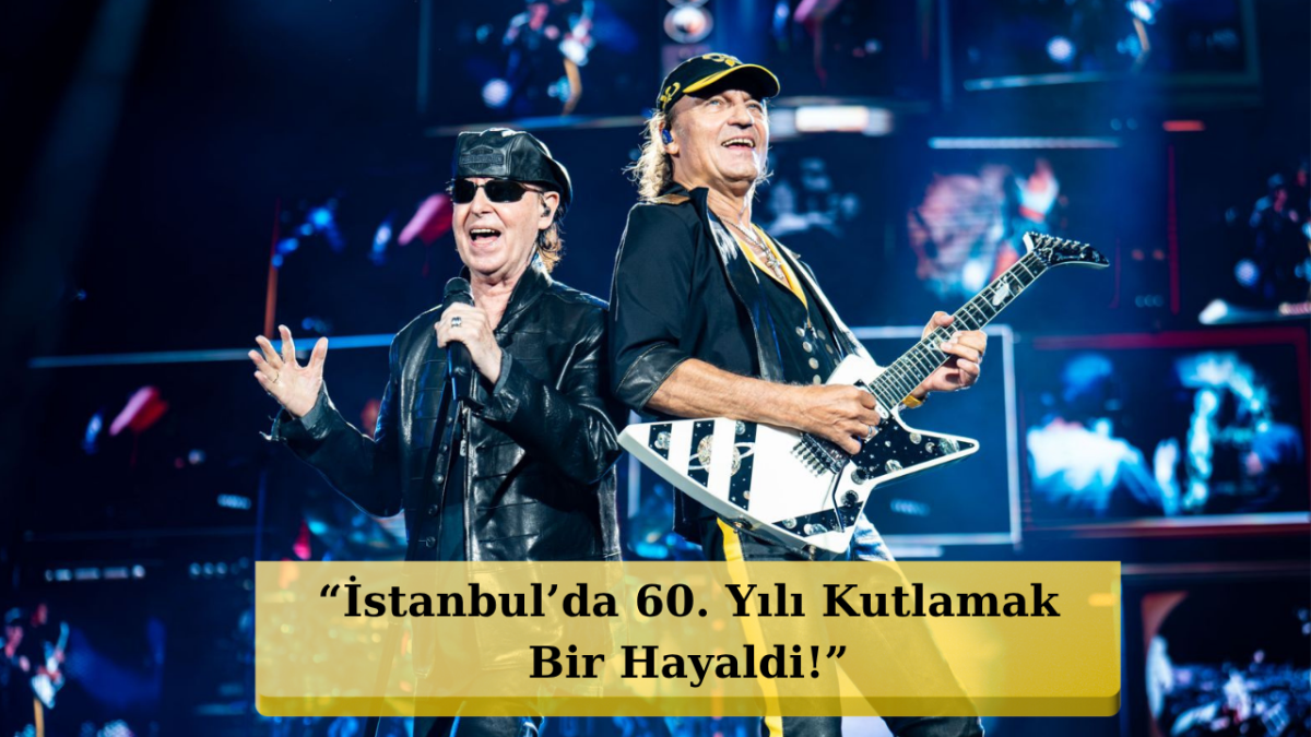33 Yıl Sonra Aynı Stadyumda Tarihi Gece! Scorpions Türk Bayrağıyla İstanbul'u Salladı
