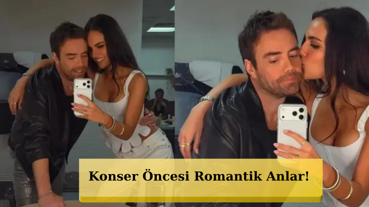 Murat Dalkılıç ve Özgü Kaya Aşka Geldi! Kulisteki Ayna Pozu Sosyal Medyayı Salladı