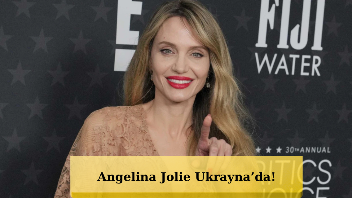 Angelina Jolie Ukrayna’da Çocuklarla Buluştu!