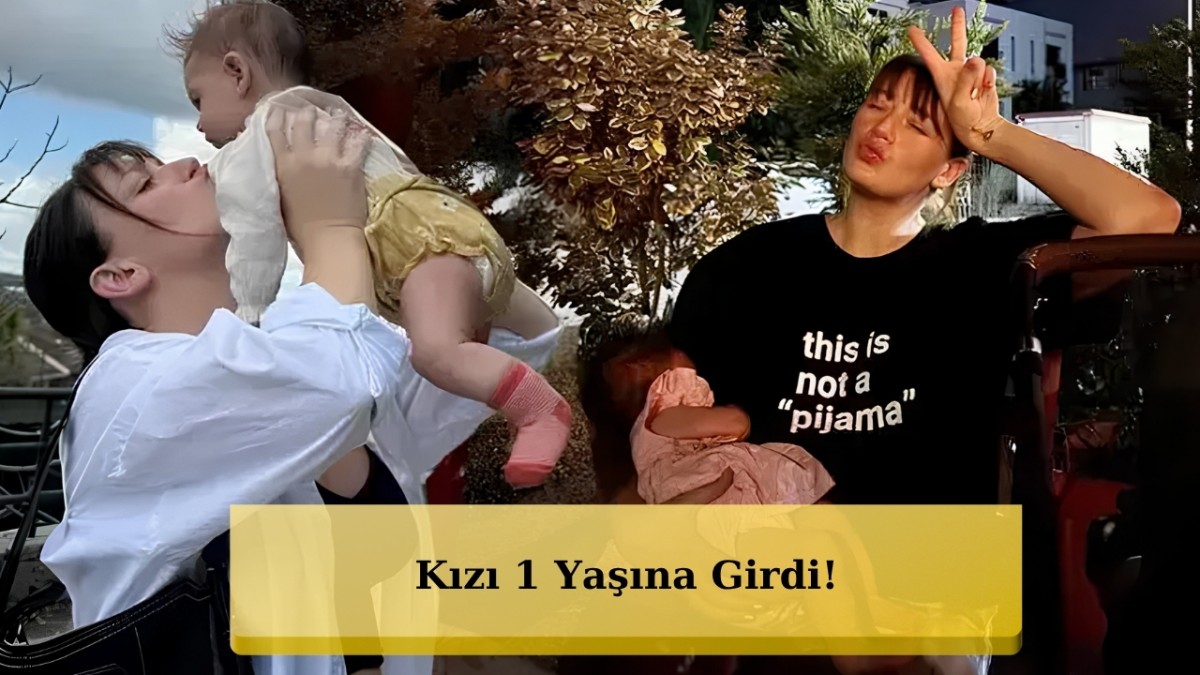 Gizem Karaca ile Kemal Ekmekçi'nin Kızı Yaz 1 Yaşına Girdi!