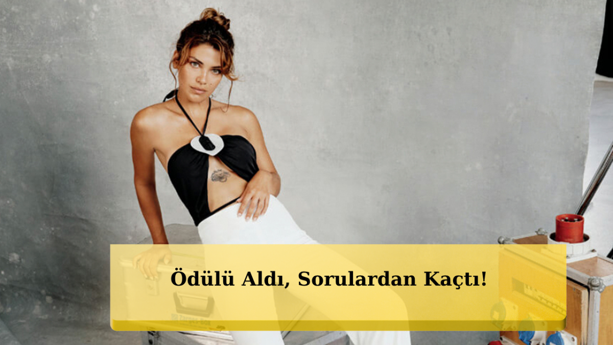 Güzel Oyuncu Biran Damla Yılmaz’ın Ödül Kıyafeti Olay Oldu