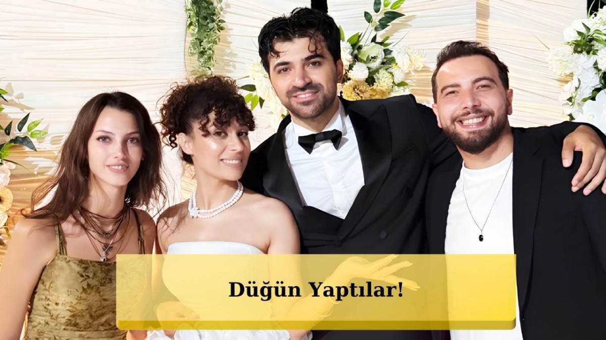 Çok Güzel Hareketler 2 Oyuncuları Tuğba Yılmaz ve Alperen Sazlı Düğün Yaptı!