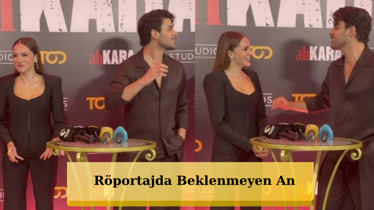 Alıkara'nın Galasında Komik Anlar: Halit Özgür Sarı Miray Daner'i Şaşırttı!