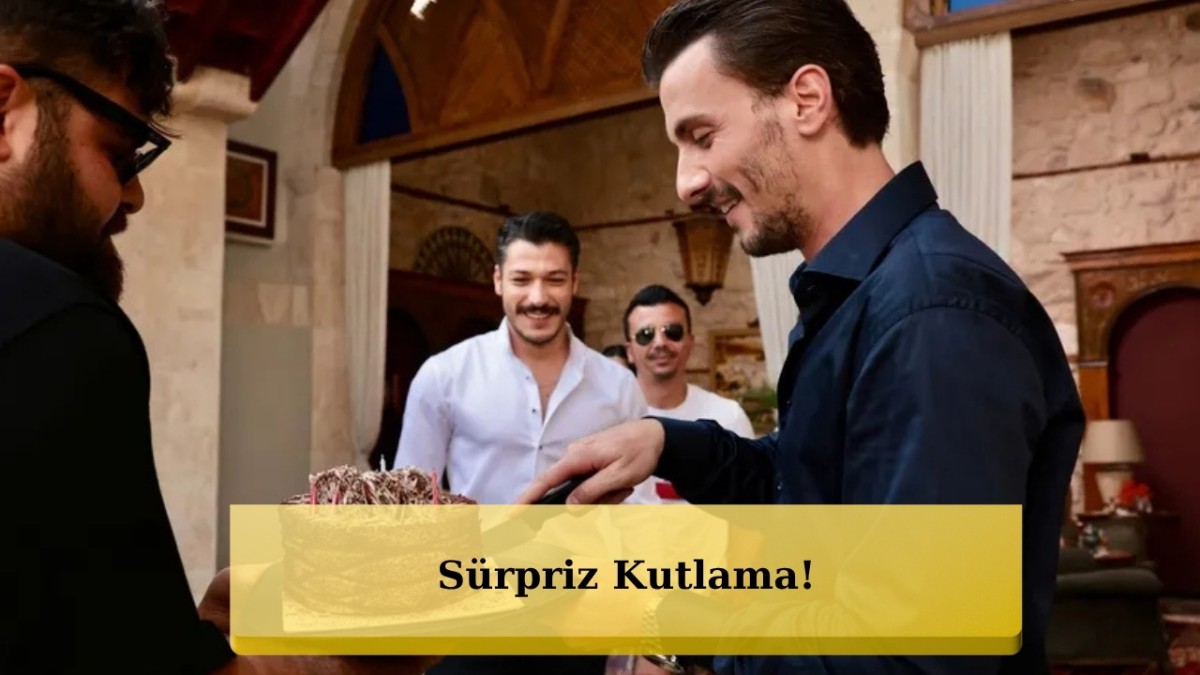 Mercan Köşk Setinde Bertan Asllani'ye Sürpriz Kutlama