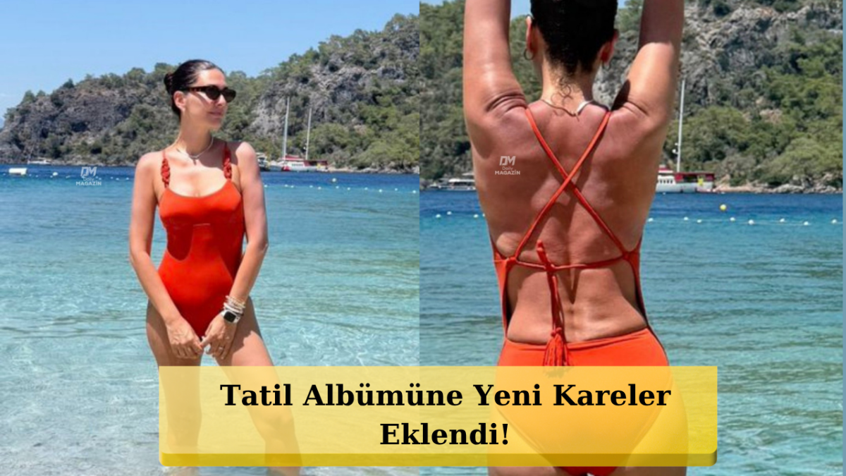 Sahilde Turuncu Esintisi! Bergüzar Korel Kusursuz Fiziğiyle Nispet Yaptı!