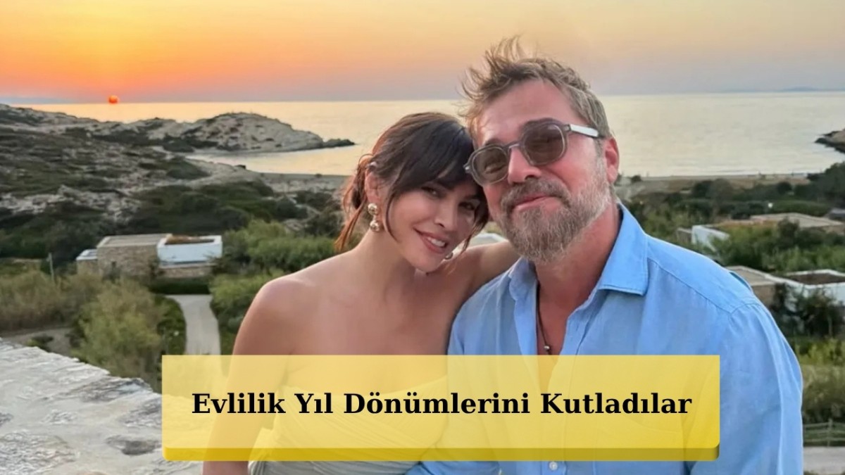 Engin Altan Düzyatan ve Neslişah Alkoçlar'dan 12. Yıl Pozu