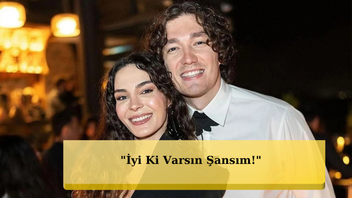 Cedi Osman ve Ebru Şahin Çiftinden Aşk Dolu Kutlama