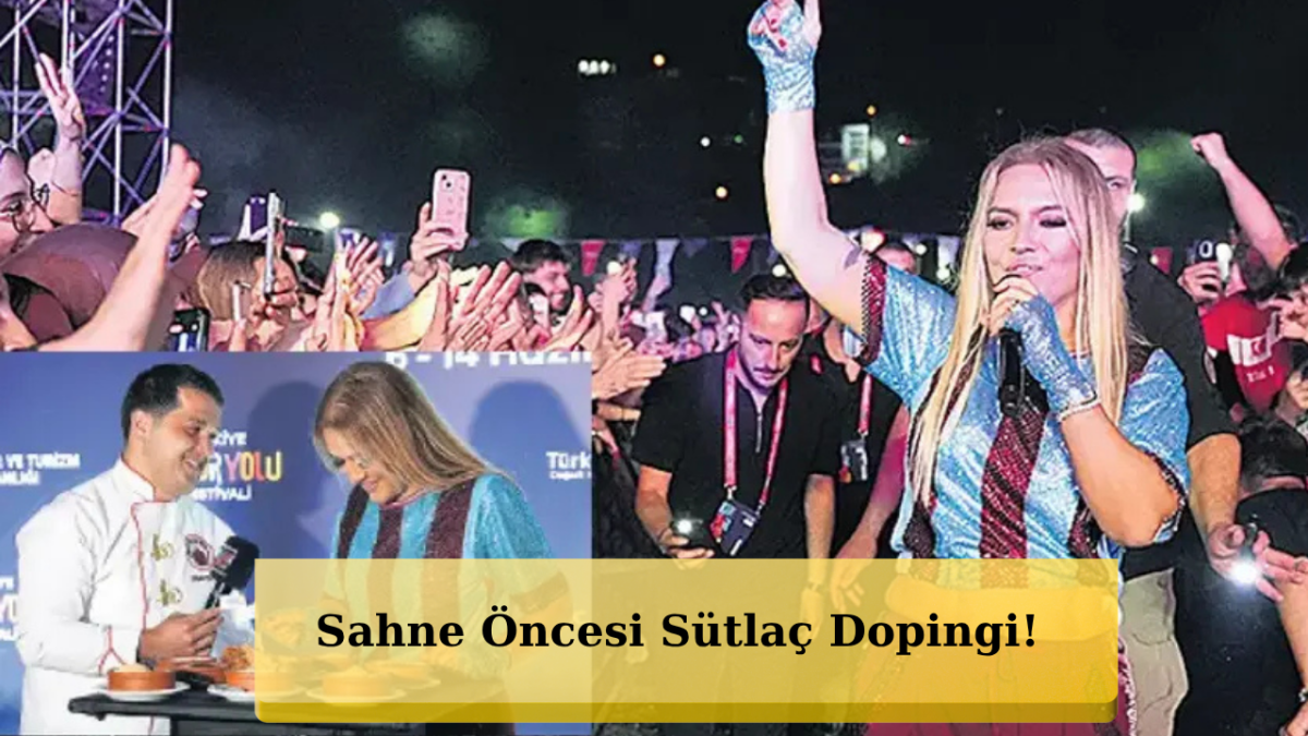Demet Akalın'a Diyet Bozduran Sürpriz! Gelen Sütlacı Görünce Kendini Tutamadı!