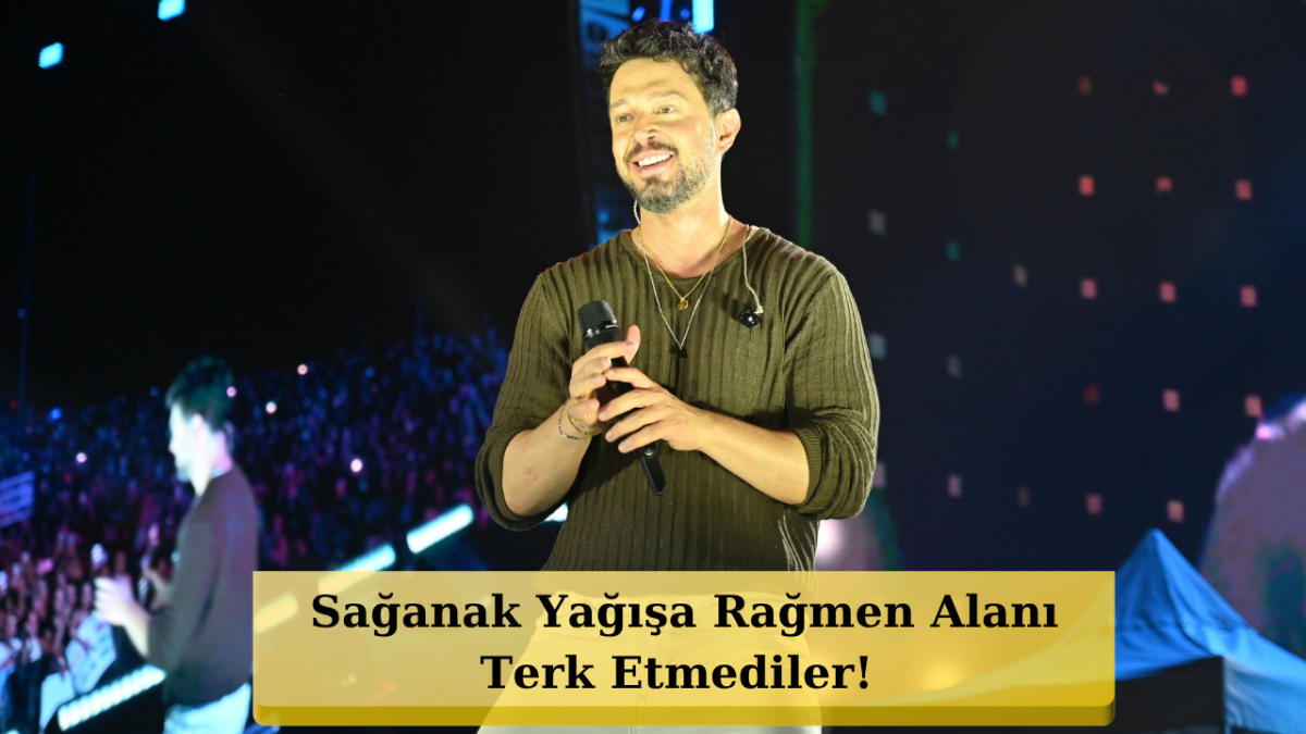 Ordu'da Murat Boz Fırtınası! Yağmur Altında Binlerce Kişilik Müzik Şöleni