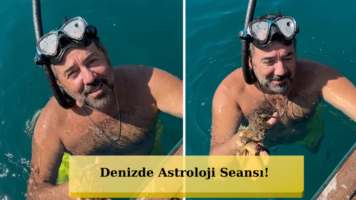 Ata Demirer'den Kırıp Geçiren Burç Analizi! Oltasındaki Yengeçle Sosyal Medyayı Salladı