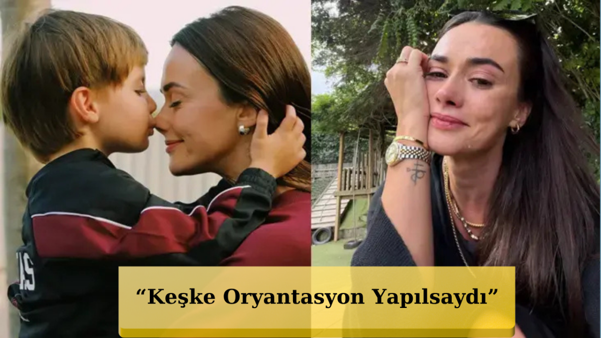 Hande Soral’ı Ağlatan Anlar! Oğlu Sınıfa Girince Dayanamadı