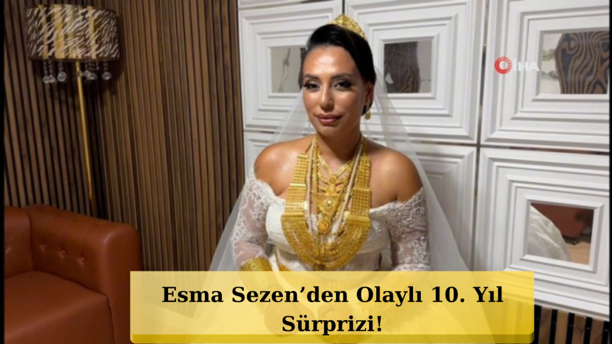Fenomen Esma Sezen’in Altınlı Pozu Gündem Oldu!