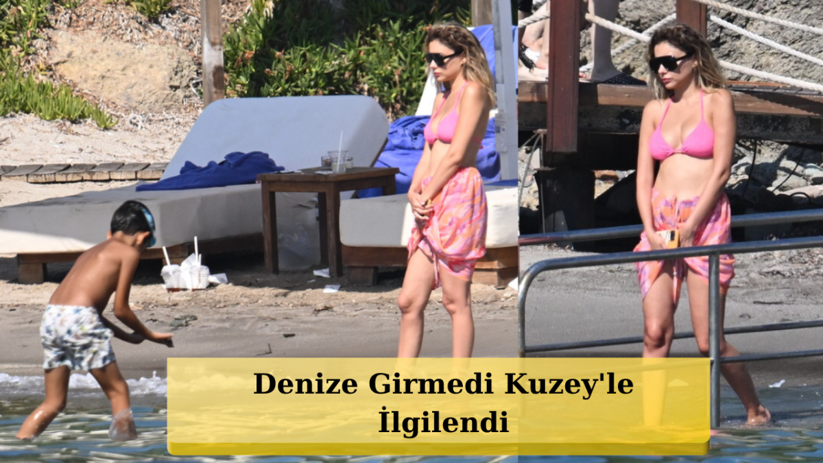 Samar Dadgar Bodrum'da Özcan Deniz'in Oğlu Kuzey İle Görüntülendi